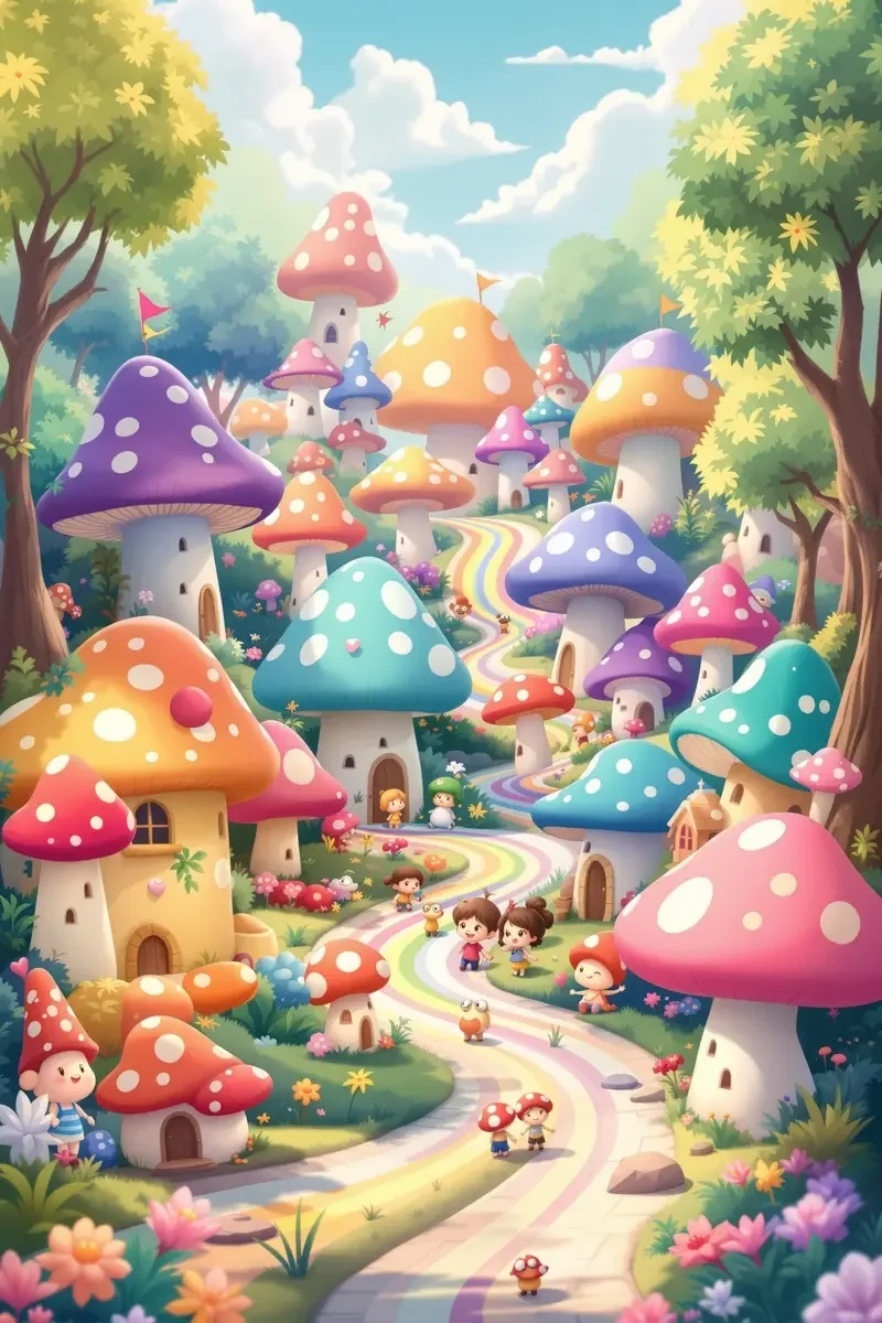 蘑菇小镇 - 地瓜影视少儿动画推荐